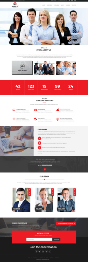 Web Design by Dream Logo Design for Atello Solutions LLC | Design #15045658