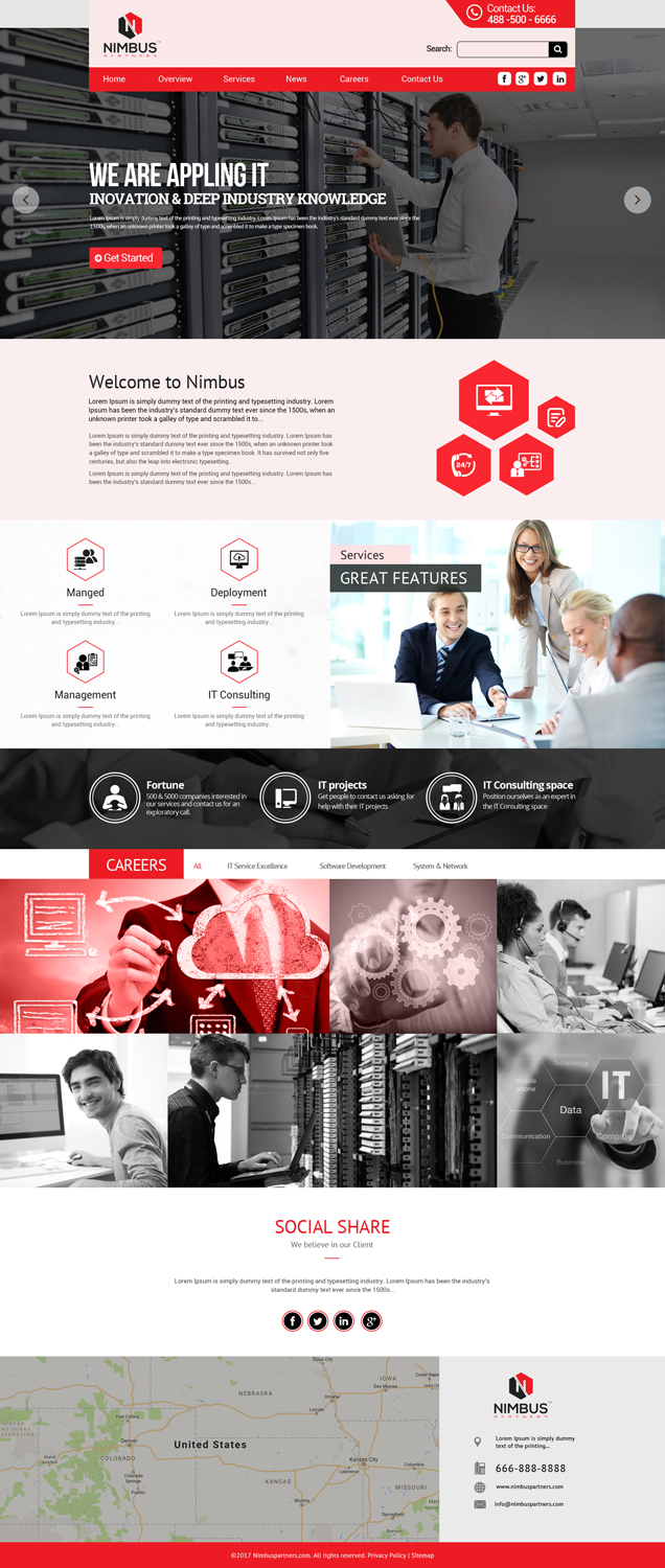 Diseño Web por Dream Logo Design para Atello Solutions LLC | Diseño #15045662