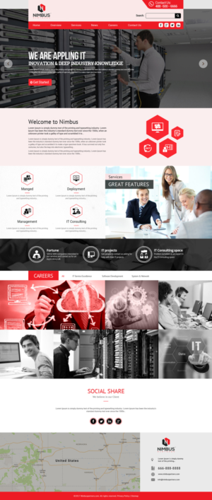 Web Design by Dream Logo Design for Atello Solutions LLC | Design: #15045662