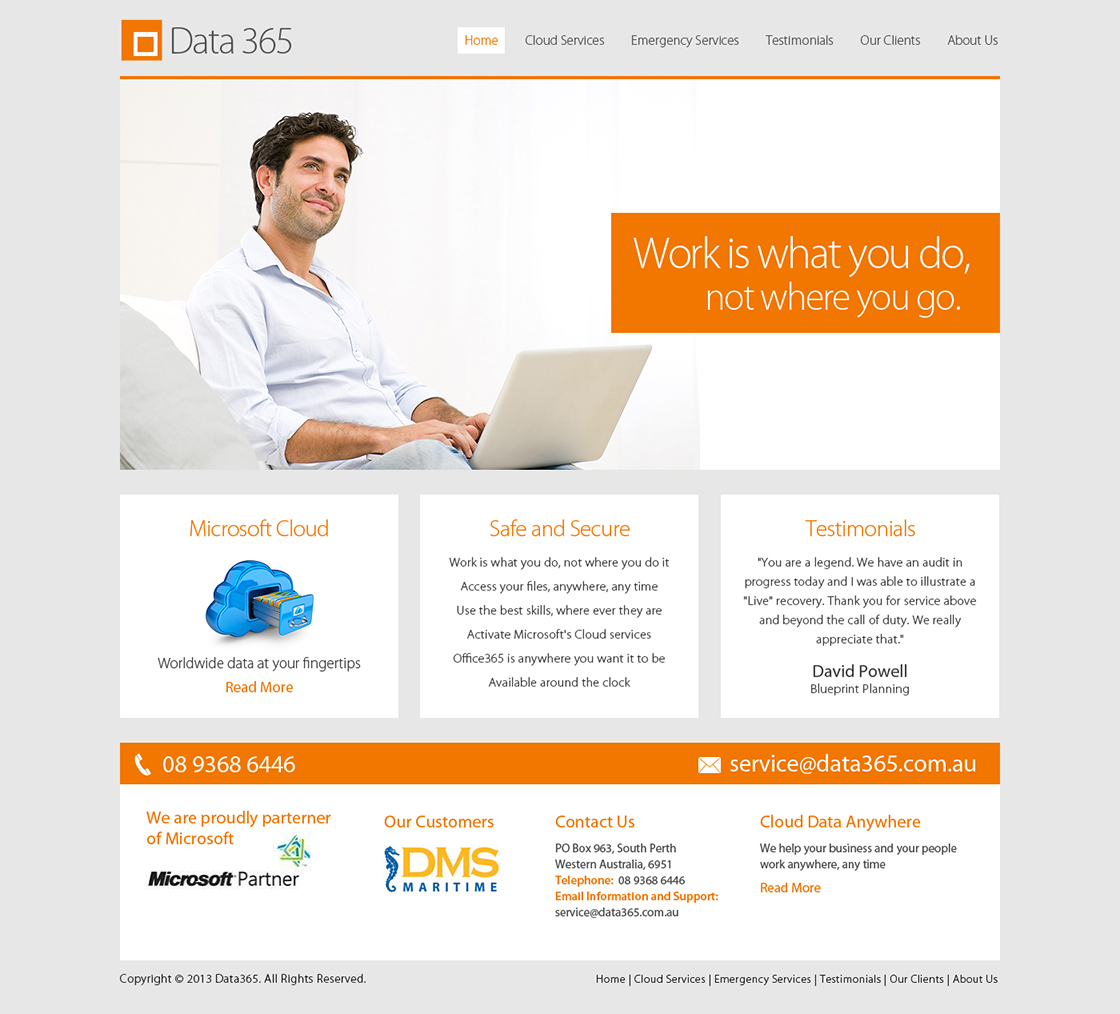 Web Design by Latest Design Ideas for Data365 | Design #2591515