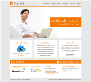 Web Design by Latest Design Ideas for Data365 | Design: #2591515