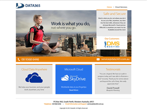 Web Design by Latest Design Ideas for Data365 | Design: #2597869