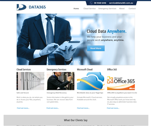 Web Design by Emmanuel for Data365 | Design: #2600591