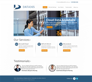 Web Design by TechWise for Data365 | Design: #2580390