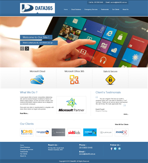 Diseño Web por Roy para Data365 | Diseño #2592854