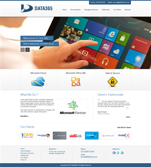 Web Design by Roy for Data365 | Design: #2592860