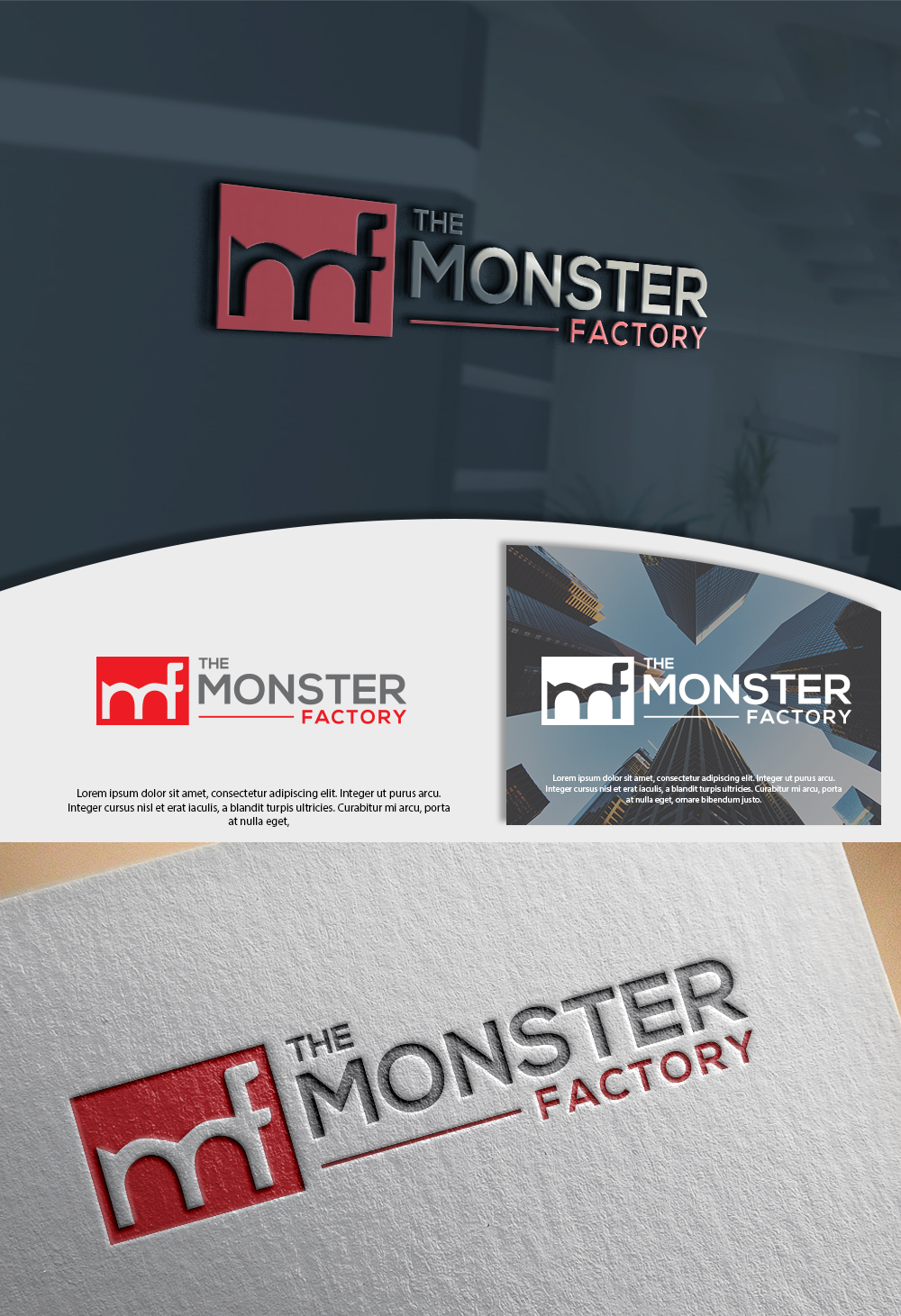 Logo Design by Renewable for The Monster Factory | Design #14971759