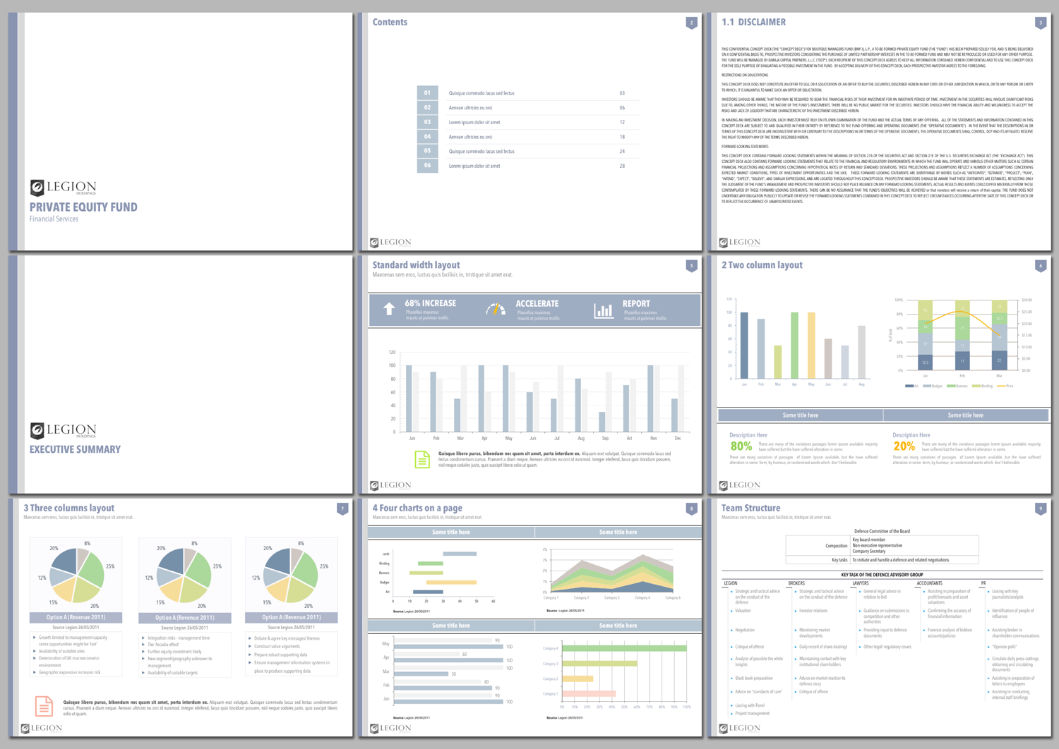 Design de PowerPoint par agdesign pour Legion Holdings | Design #15069137