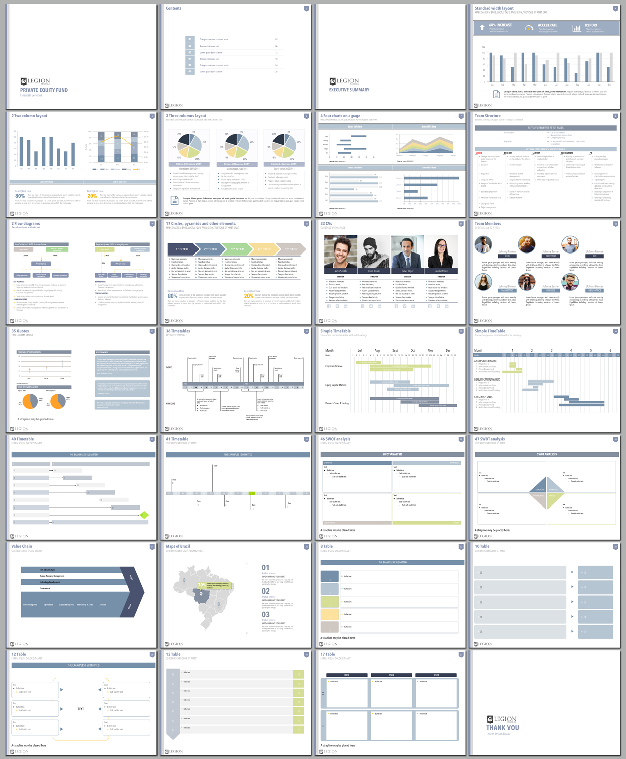 PowerPoint-Design von agdesign für Legion Holdings | Design #16801165