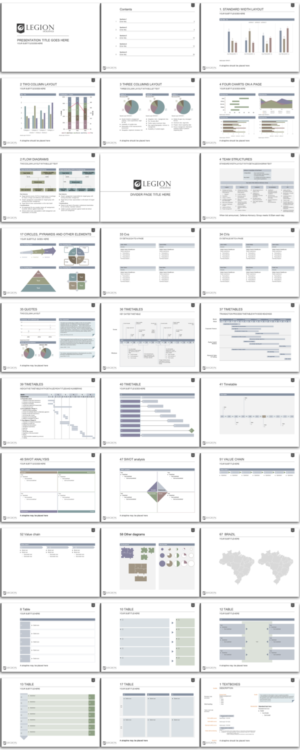 PowerPoint Design by Imazing for Legion Holdings | Design: #15039657