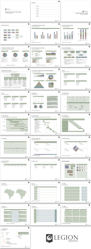 PowerPoint Design by Imazing for Legion Holdings | Design: #15045052
