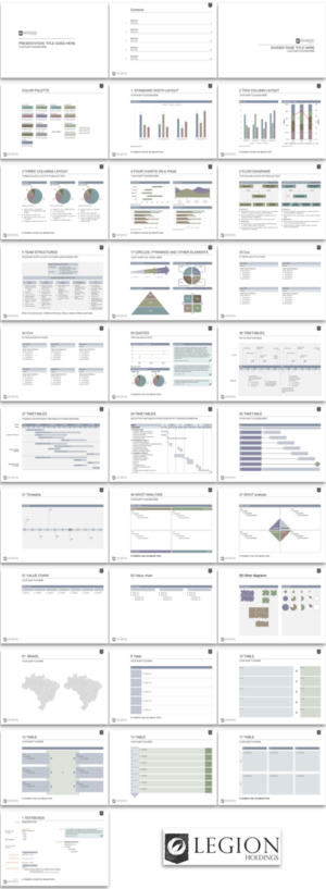 PowerPoint Design by Imazing for Legion Holdings | Design: #15045053