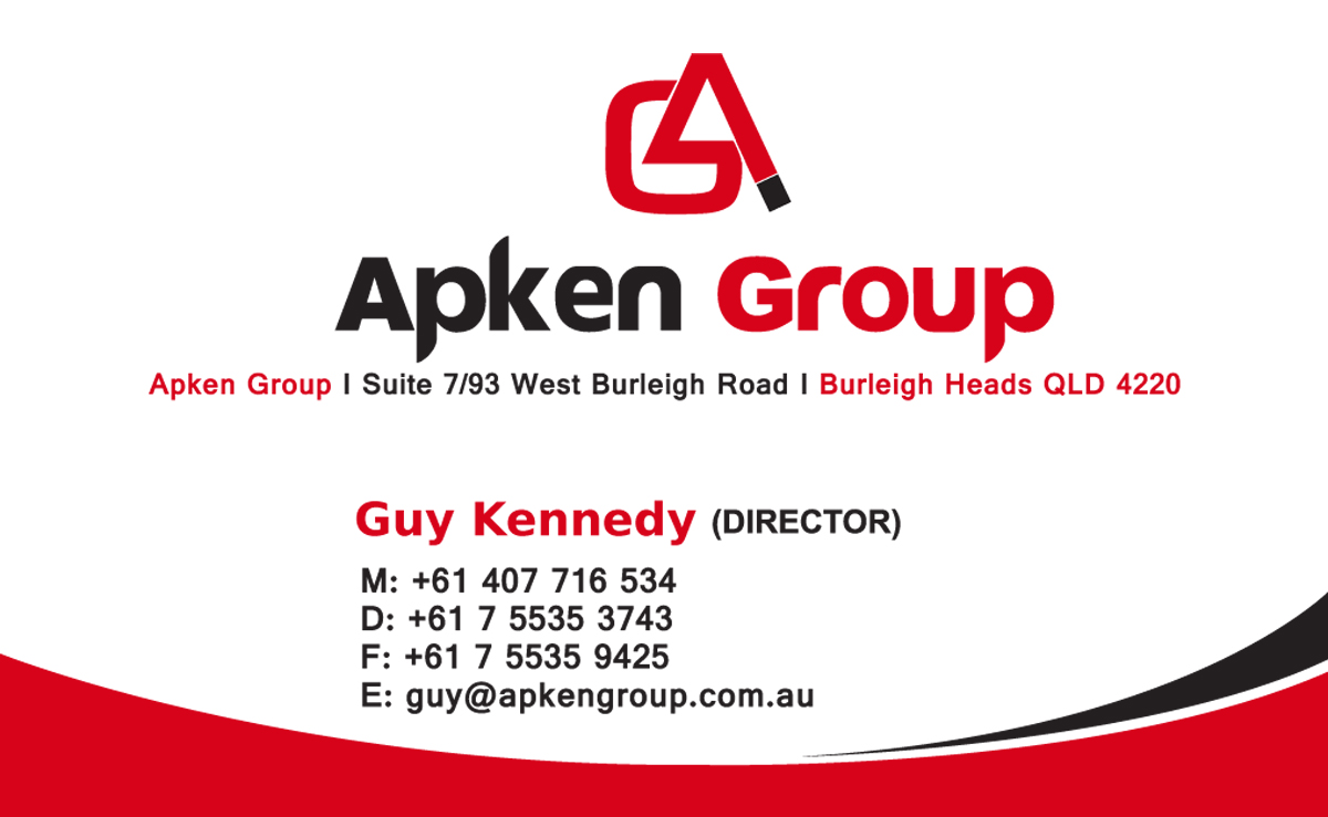 Business Card Design by Elkana Letting for Apken Group | Design #2553999