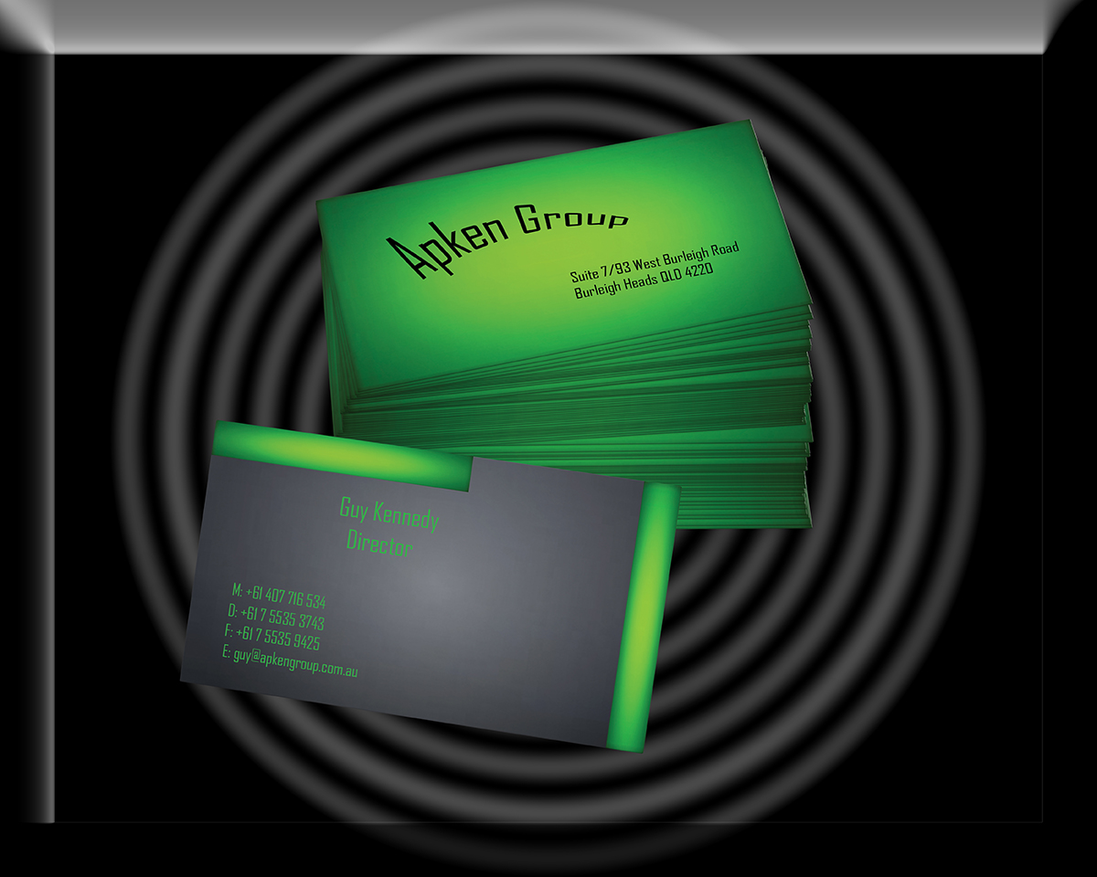 Diseño de Tarjeta de Presentación por Nicole para Apken Group | Diseño #2575276