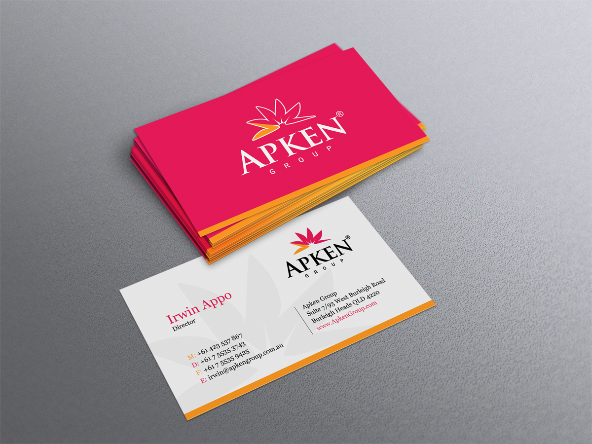 Business Card Design by diRtY.EMM for Apken Group | Design #2577023