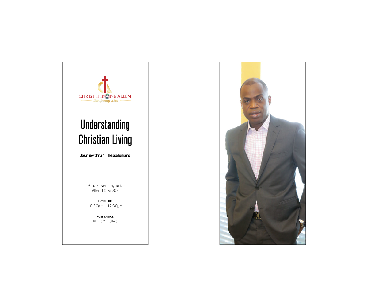 Card Design by Simon Hon for RCCG - Christ Throne | Design #14970678