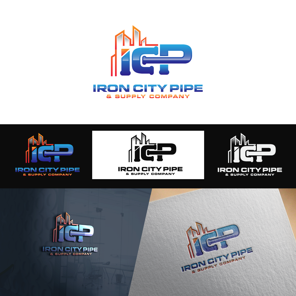 Logo Design by dailygraphics for Iron City Pipe & Supply | Design #15149835