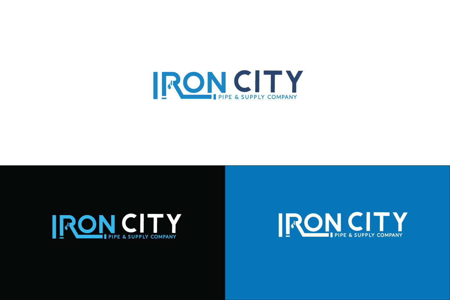 Logo Design by HAS for Iron City Pipe & Supply | Design #15152158