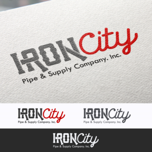 Logo Design by Gigih Susetyo for Iron City Pipe & Supply | Design #14994361
