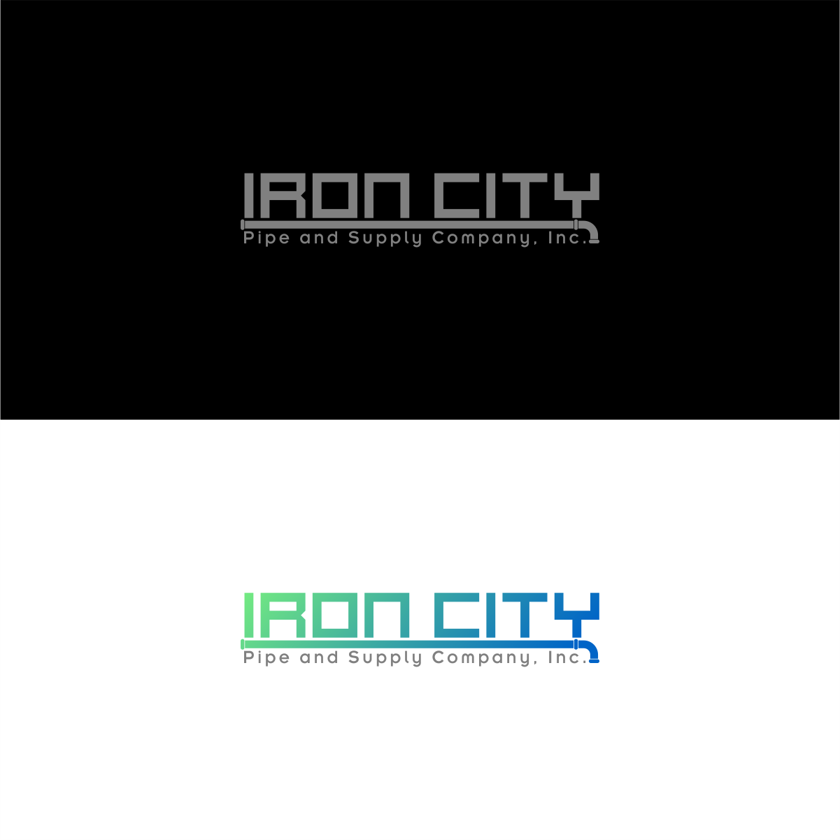 Logo Design by dumx for Iron City Pipe & Supply | Design #15127762