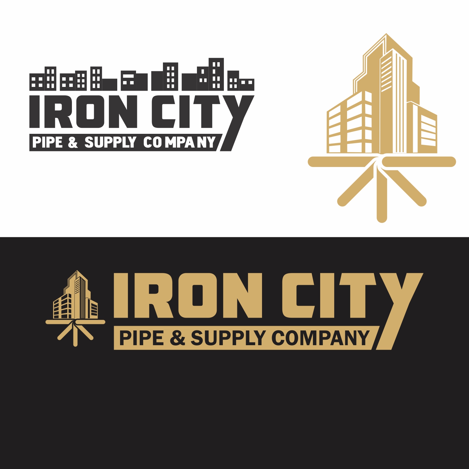Logo Design by Rajiv Karn for Iron City Pipe & Supply | Design #15144794