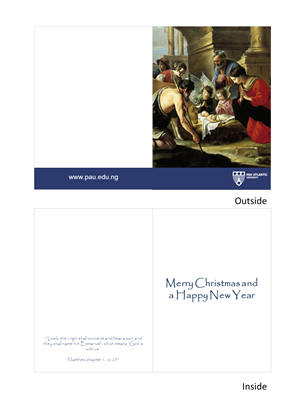 Design de Carte de Voeux par BrendaGCC pour Pan-Atlantic University | Design : #2595985