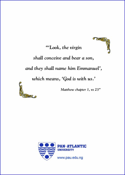 Greeting Card Design by jmsgraphicdesign for Pan-Atlantic University | Design #2586128