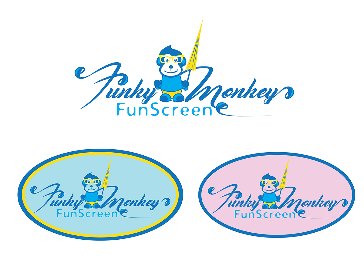Logo Design by Filip M for Funky Monkey FunScreen | Design #15114632