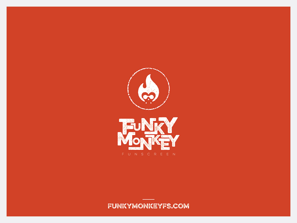 Logo Design by mint for Funky Monkey FunScreen | Design #15032159