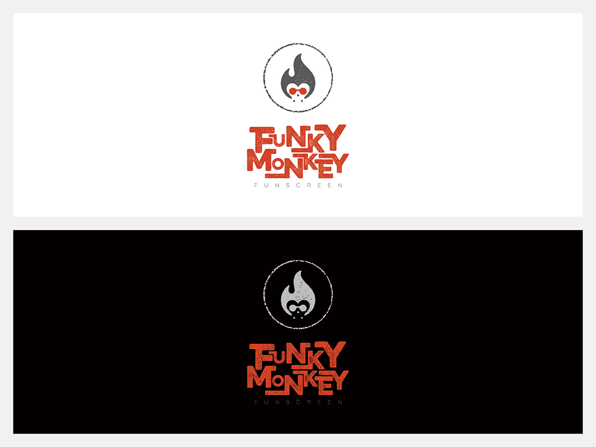 Diseño de Logo por mint para Funky Monkey FunScreen | Diseño #15032161