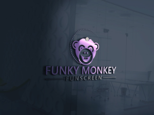 Logo Design by Top king  designer for Funky Monkey FunScreen | Design: #15009412