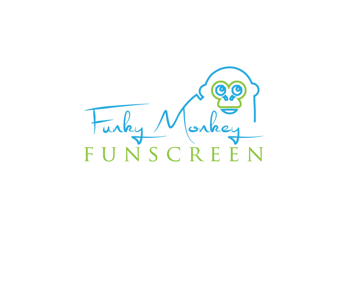 Logo Design by Swatches Design Solution for Funky Monkey FunScreen | Design #15007702