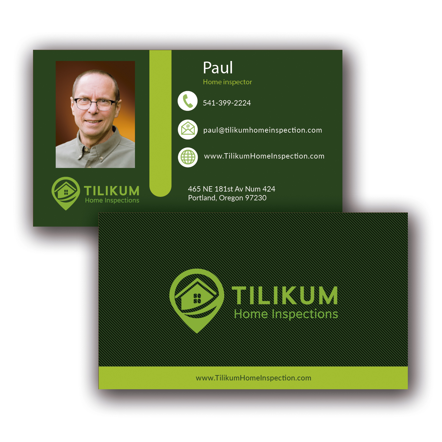 Business Card Design by Wally_F for Tilikum Home Inspections | Design #14978596