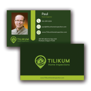 Business Card Design by Wally_F for Tilikum Home Inspections | Design: #14978596