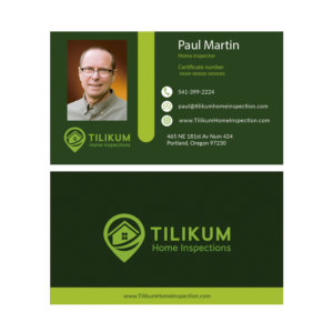 Tilikum Home Inspections | Design de Carte de Visite par Wally_F