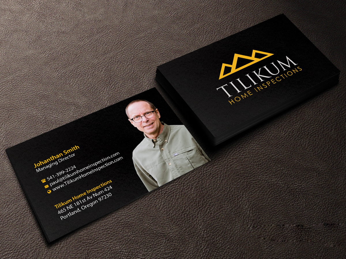 Design de Carte de Visite par Creations Box 2015 pour Tilikum Home Inspections | Design #14989028