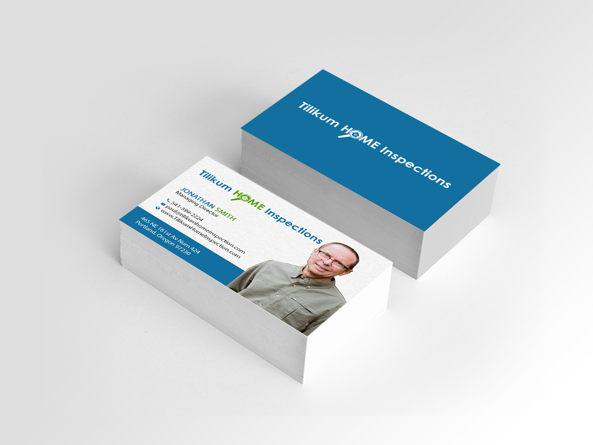 Business Card Design by Creations Box 2015 for Tilikum Home Inspections | Design #14989032