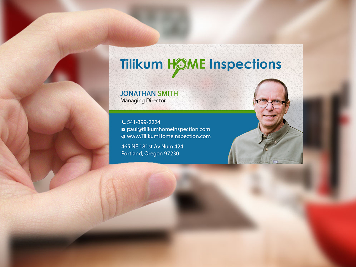 Design de Carte de Visite par Creations Box 2015 pour Tilikum Home Inspections | Design #14989033