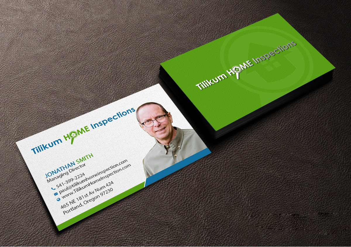 Business Card Design by Creations Box 2015 for Tilikum Home Inspections | Design #14989035