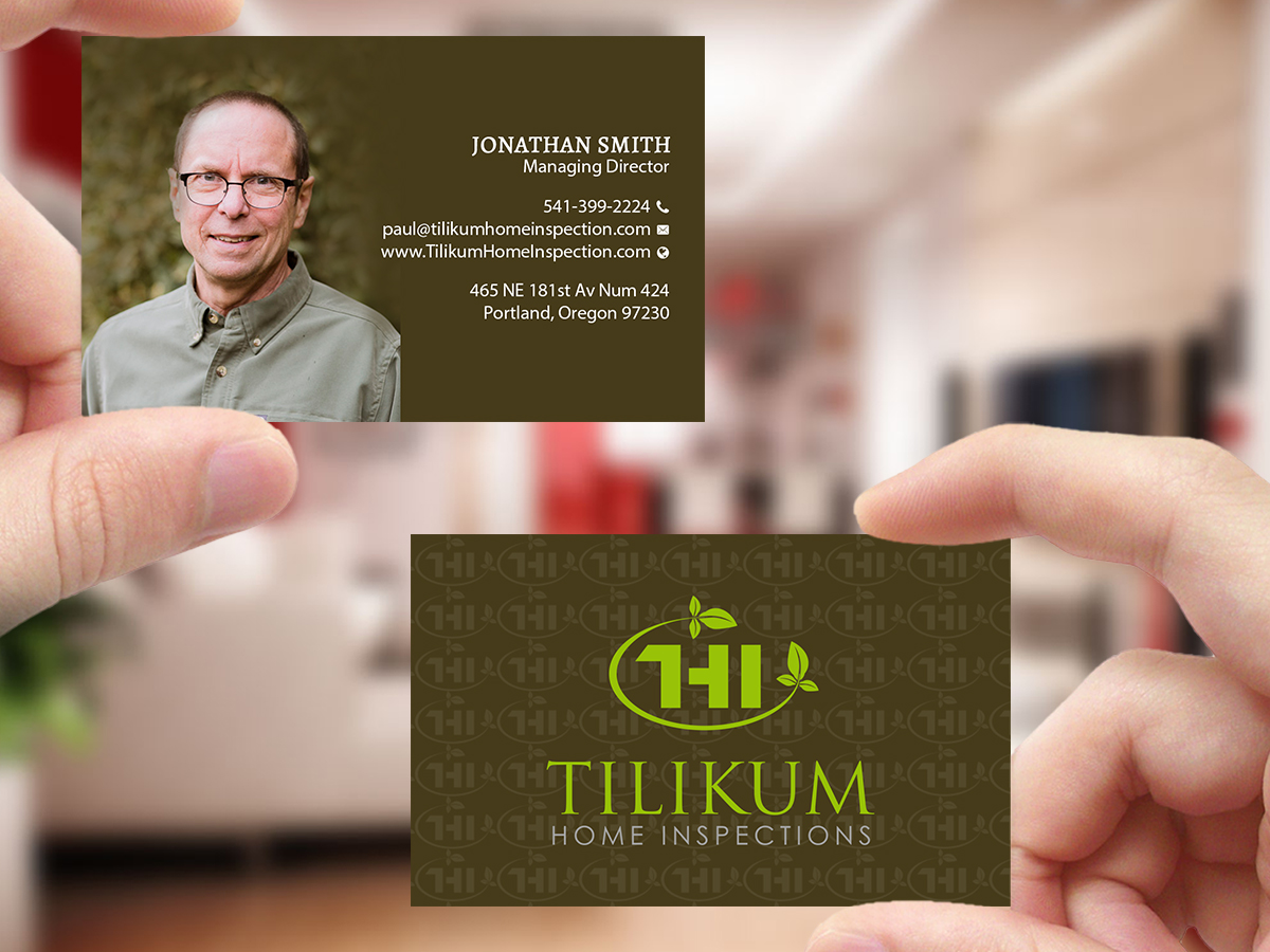 Business Card Design by Creations Box 2015 for Tilikum Home Inspections | Design #14989038
