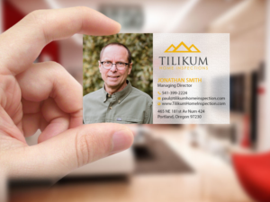 Business Card Design by Creations Box 2015 for Tilikum Home Inspections | Design: #14989039