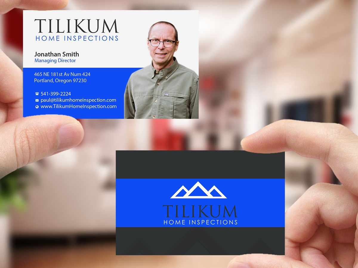 Design de Carte de Visite par Creations Box 2015 pour Tilikum Home Inspections | Design #14994921
