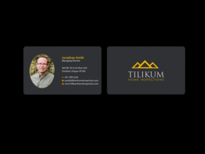Business Card Design by Creations Box 2015 for Tilikum Home Inspections | Design: #15002287