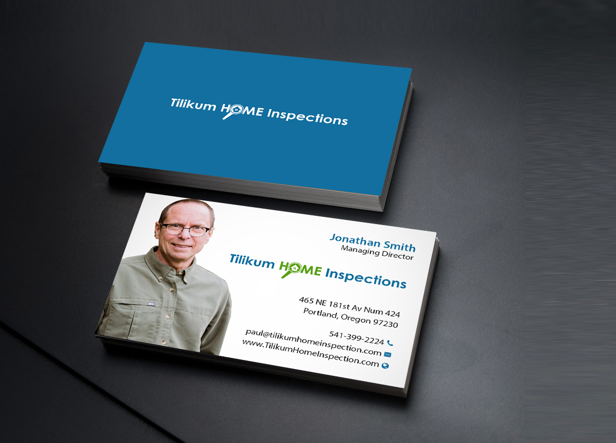 Business Card Design by Creations Box 2015 for Tilikum Home Inspections | Design #15002477