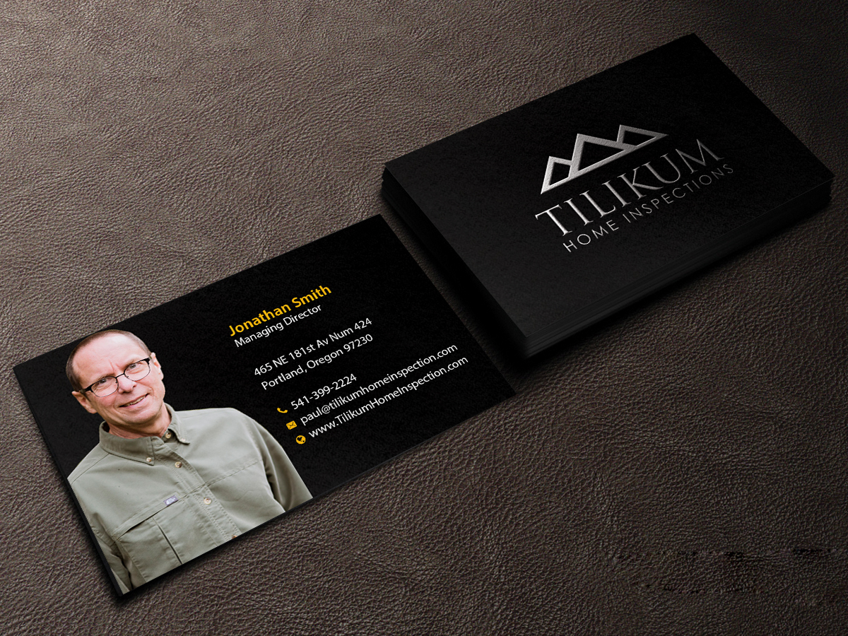 Design de Carte de Visite par Creations Box 2015 pour Tilikum Home Inspections | Design #15004790