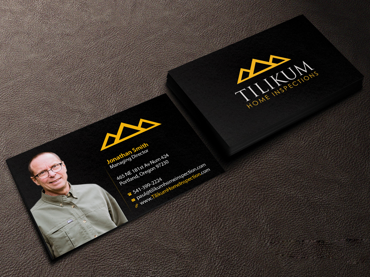 Business Card Design by Creations Box 2015 for Tilikum Home Inspections | Design #15004805