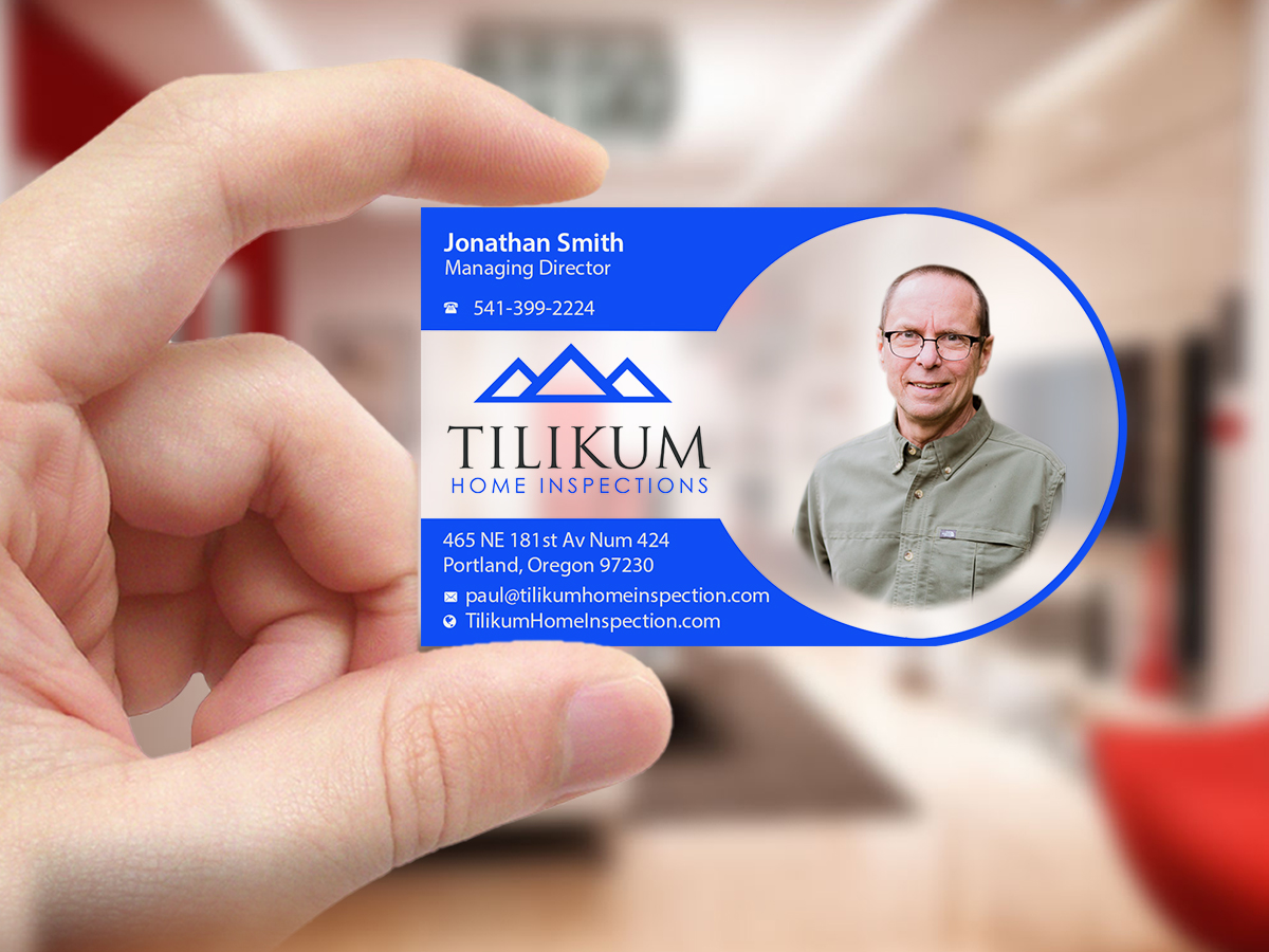 Business Card Design by Creations Box 2015 for Tilikum Home Inspections | Design #15004806