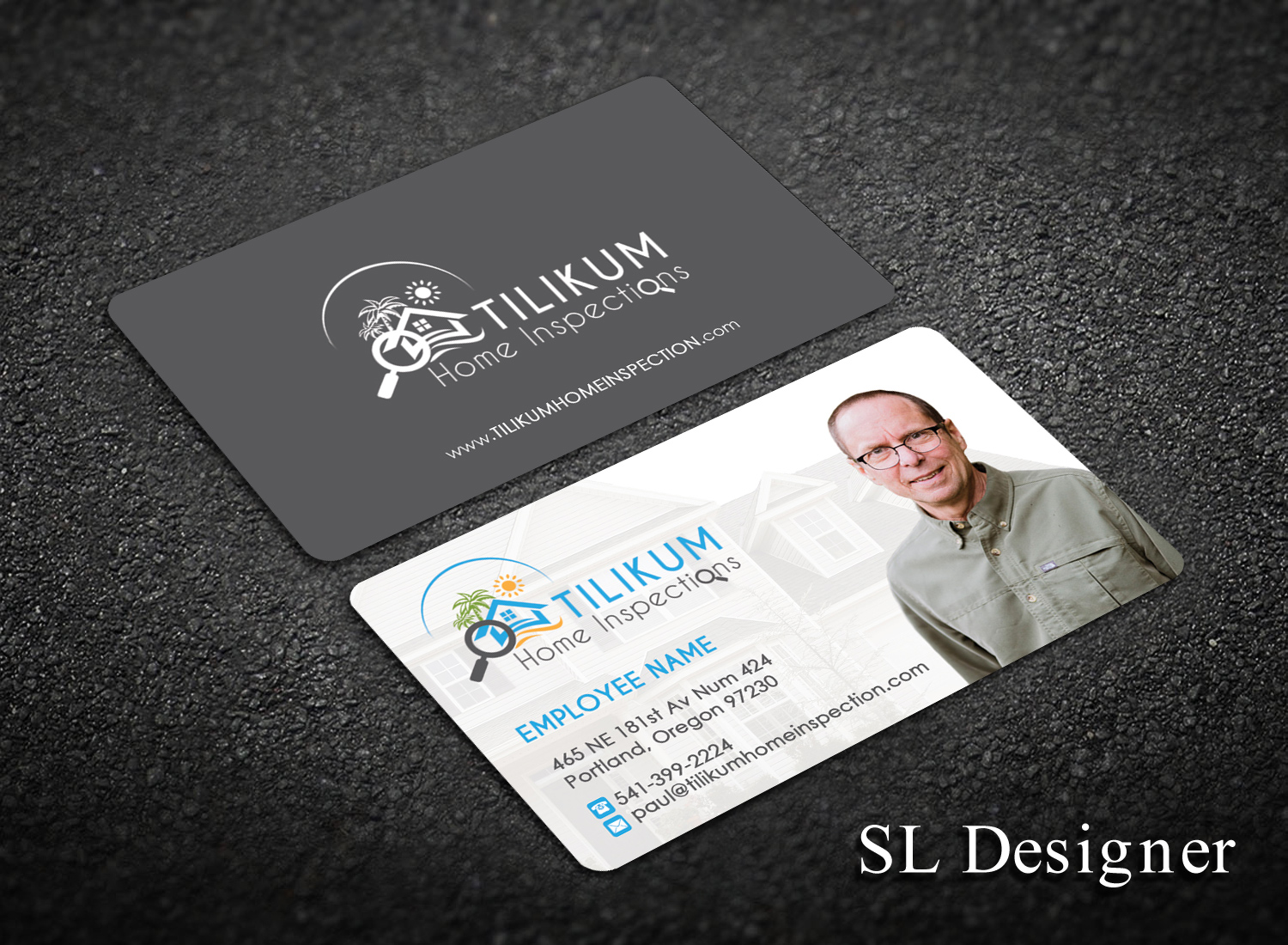 Design de Carte de Visite par SL Designer pour Tilikum Home Inspections | Design #14983298
