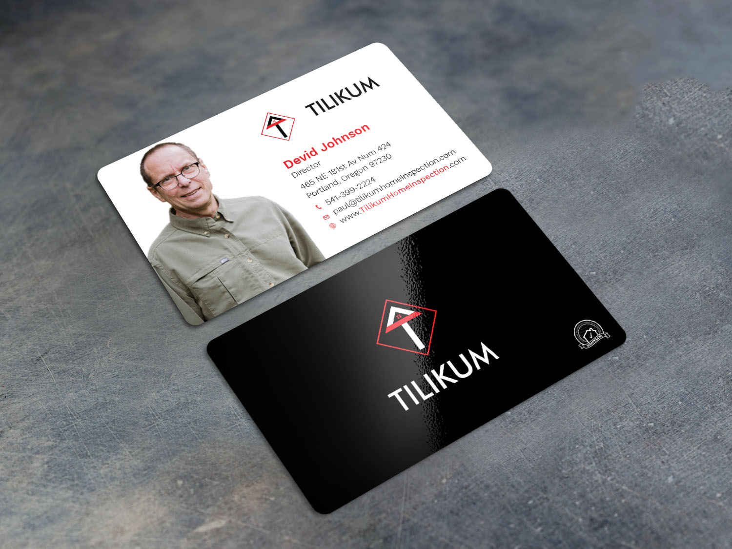 Business Card Design by Graphic Flame for Tilikum Home Inspections | Design #14991244