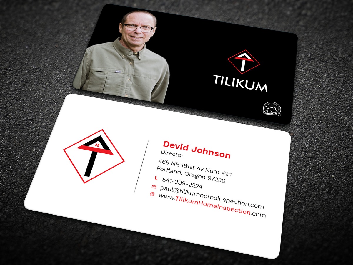 Business Card Design by Graphic Flame for Tilikum Home Inspections | Design #14991246